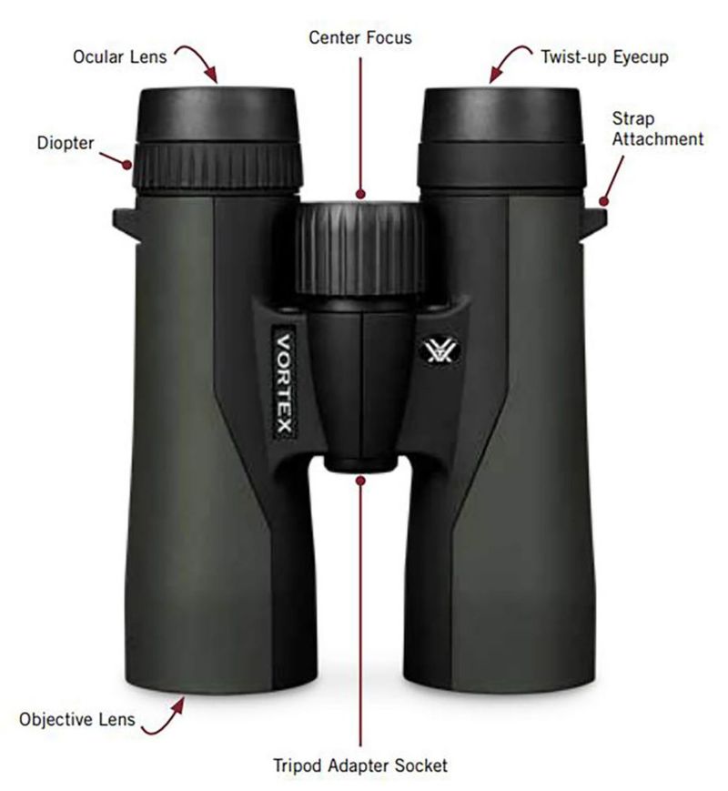 Binoculares Vortex Optics Crossfire HD 12x50