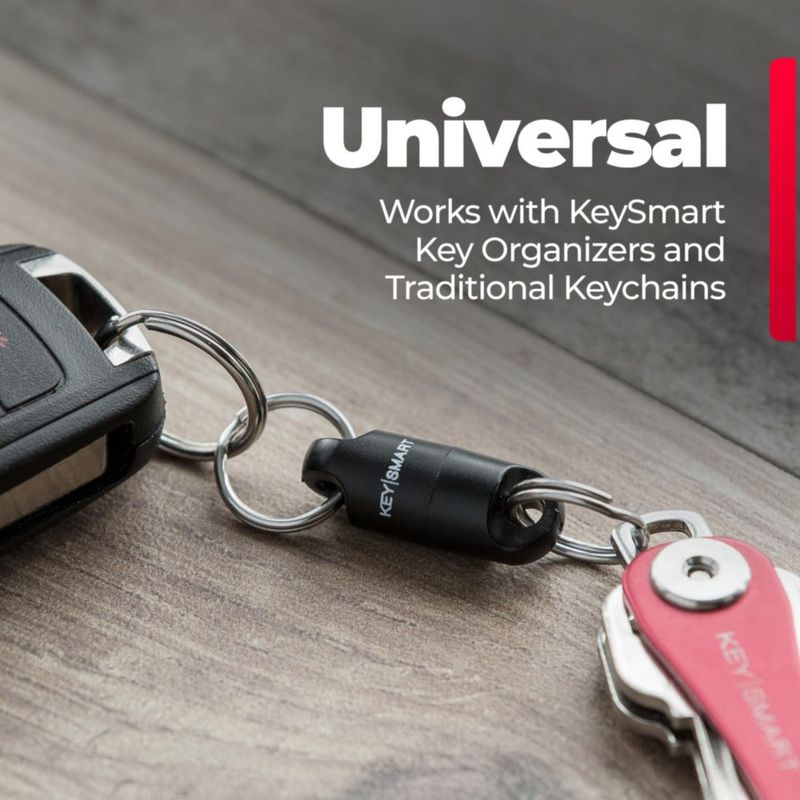 Llavero KEY SMART MagConnect magnético de cierre rápido negro