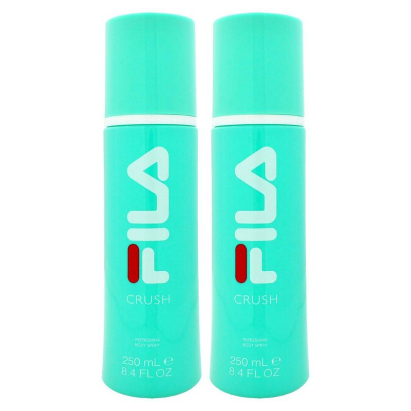 Spray corporal Perfume Fila Crush 250 ml paquete de 2 unidades unisex