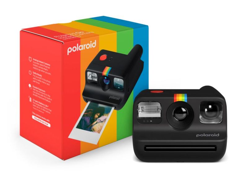 Mini cámara de película instantánea Polaroid Go Generation 2 negra