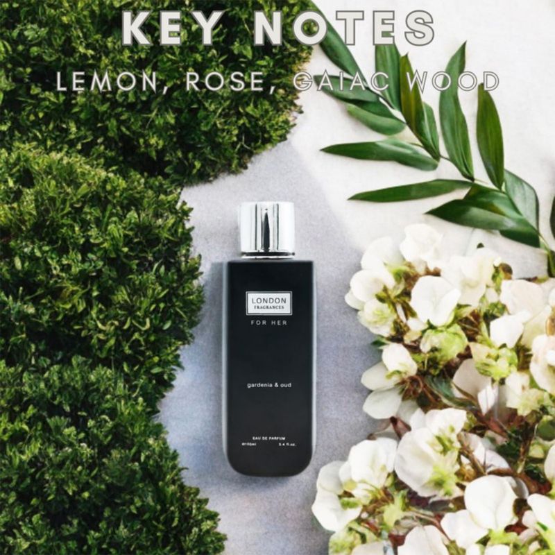 Perfumería fina London Fragrances Gardenia and Oud 100 ml
