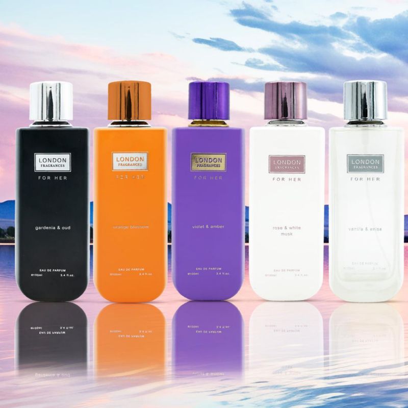 Perfumería fina London Fragrances Gardenia and Oud 100 ml