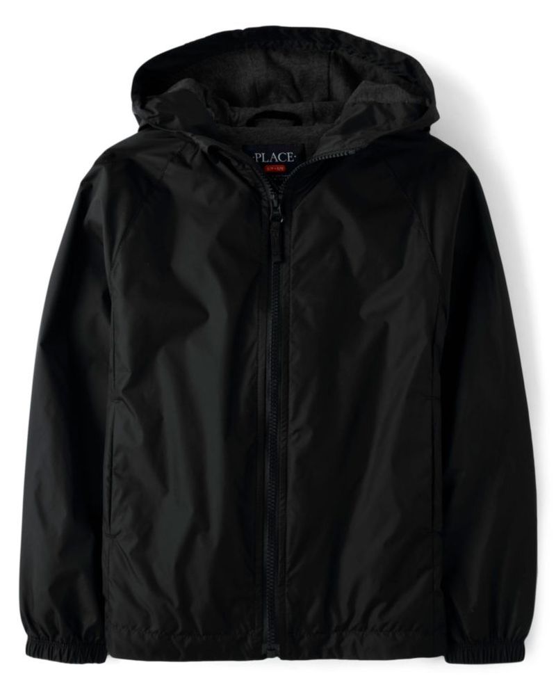 Cortaviento The Children's Place talla grande Onyx