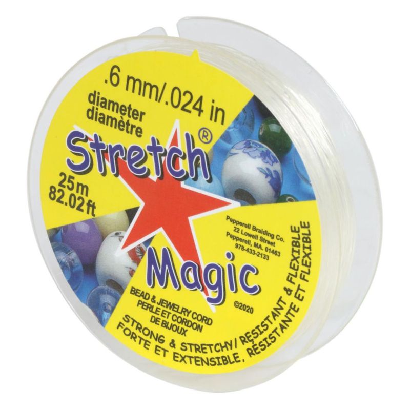 Cordón Elástico Stretch Magic 25 m 06 mm Transparente