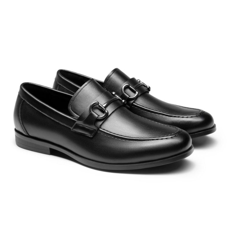 Mocasines formales sin cordones Bruno Marc 9.5 negro