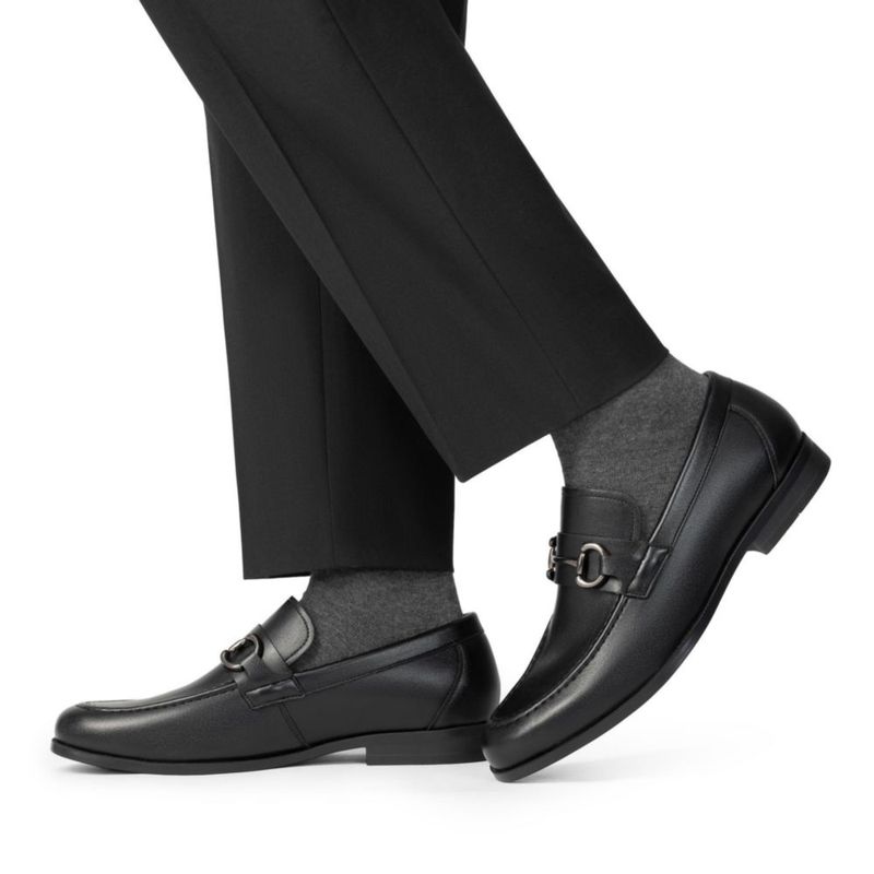 Mocasines formales sin cordones Bruno Marc 9.5 negro