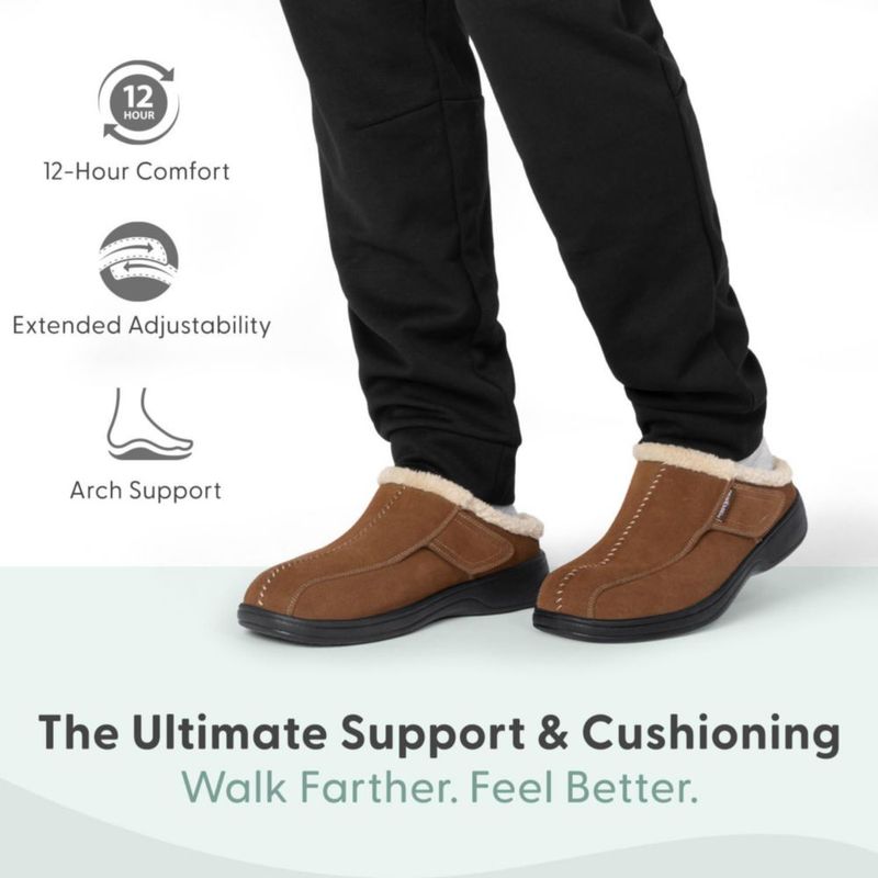Pantufla ortopédica Orthofeet talla 43 marrón