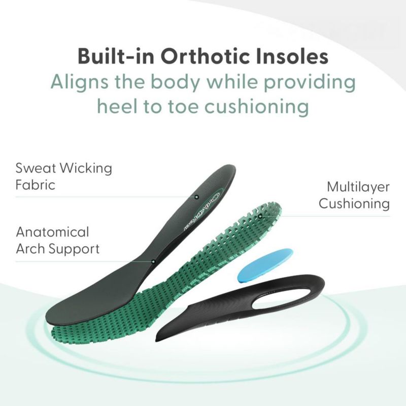 Pantufla Orthofeet Asheville Marrón Talla 25 cm