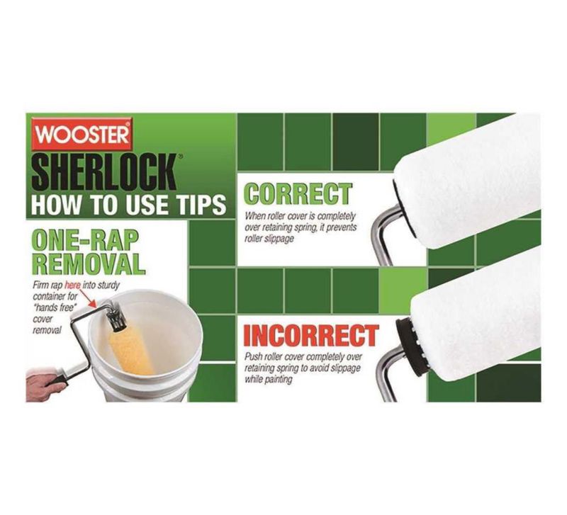 Wooster Sherlock Bastidor para Rodillo con Mango de Fibra de Vidrio de 3556 cm