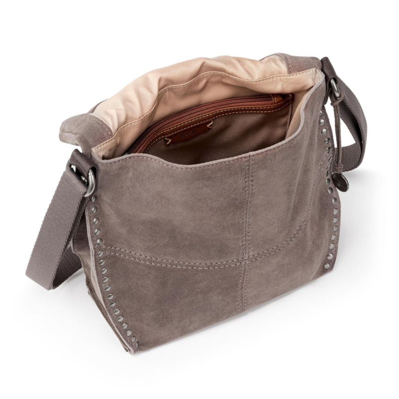Bolso The Sak de 27 cm de cuero bandolera