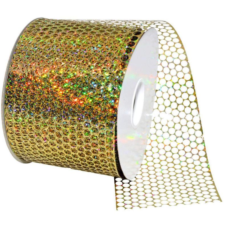 Cinta Morex 8 cm 50 yd Oro Luxor