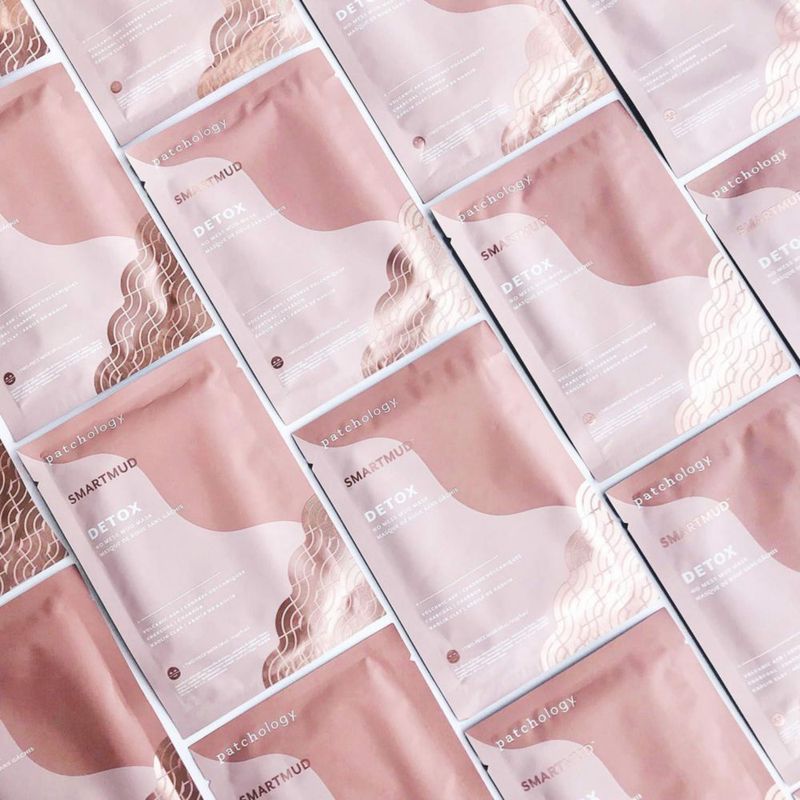 Mascarilla facial Patchology SmartMud Detox Mud 5 minutos 4 unidades