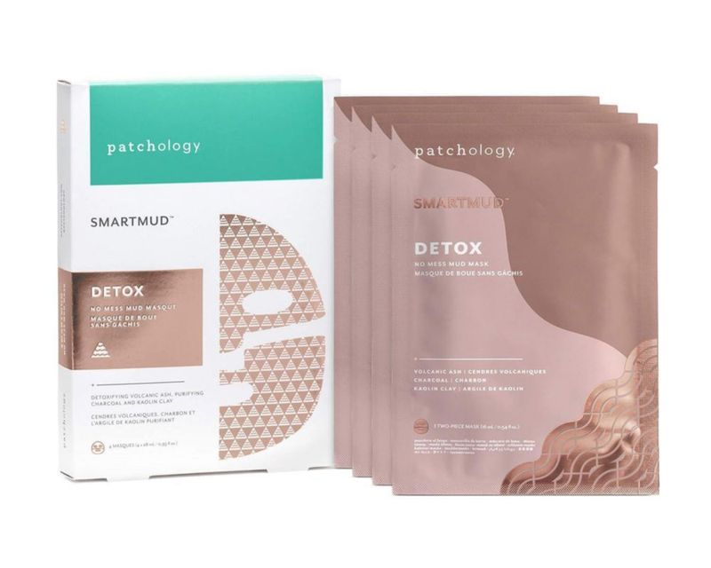 Mascarilla facial Patchology SmartMud Detox Mud 5 minutos 4 unidades