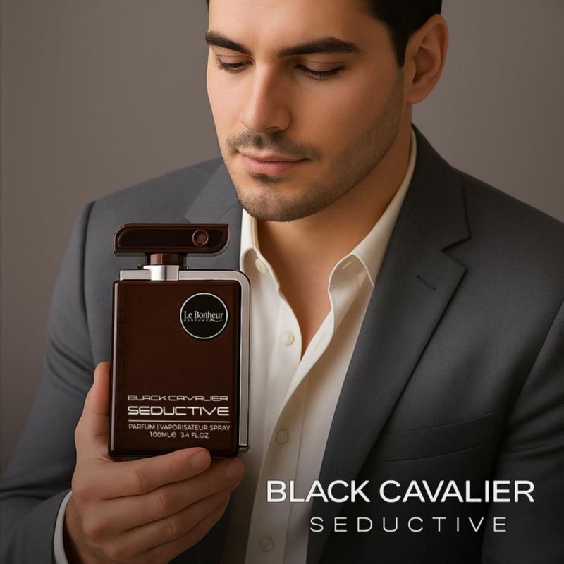 Perfume en Spray Le Bonheur 100 ml Black Cavalier Seductor
