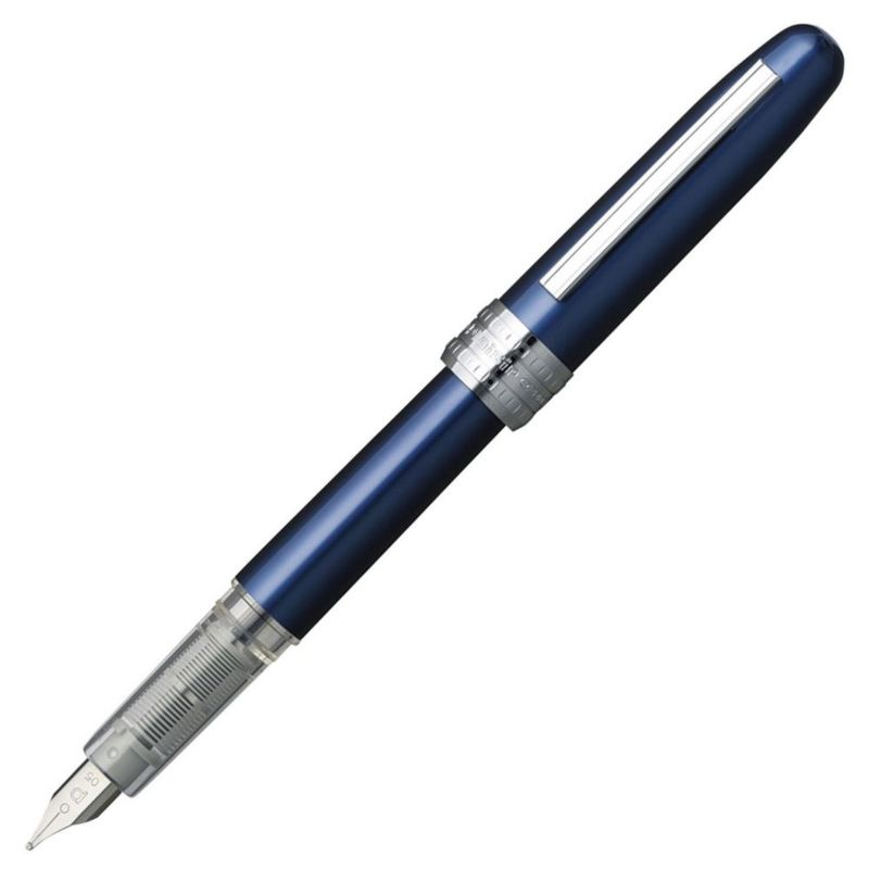 Pluma estilográfica PLATINUM Plaisir punta media azul