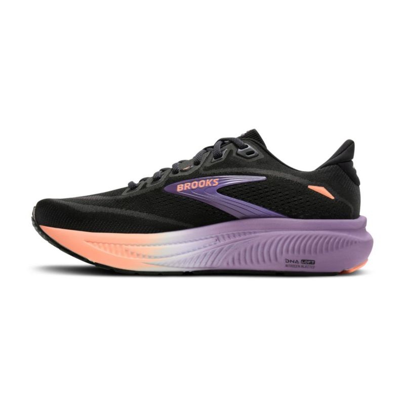 Zapatilla de running para mujer Brooks Ghost 18 Negro/Durazno 7.5