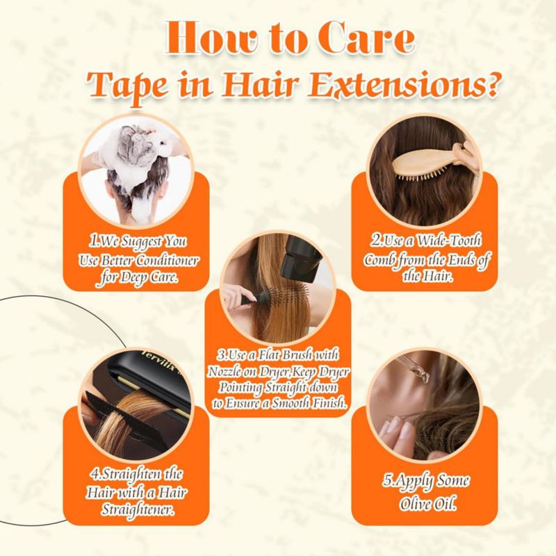 Extensiones de cabello Full Shine Tape en cabello humano de 22 cm 50 g
