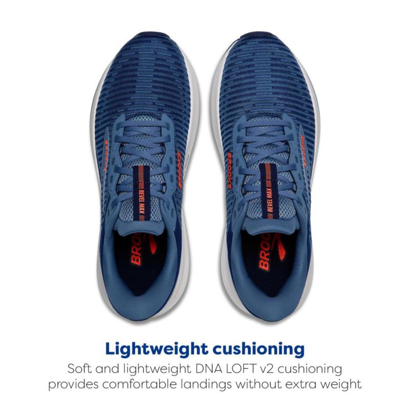 Zapatilla de running para hombre Brooks Revel Max 10.5 azul medio