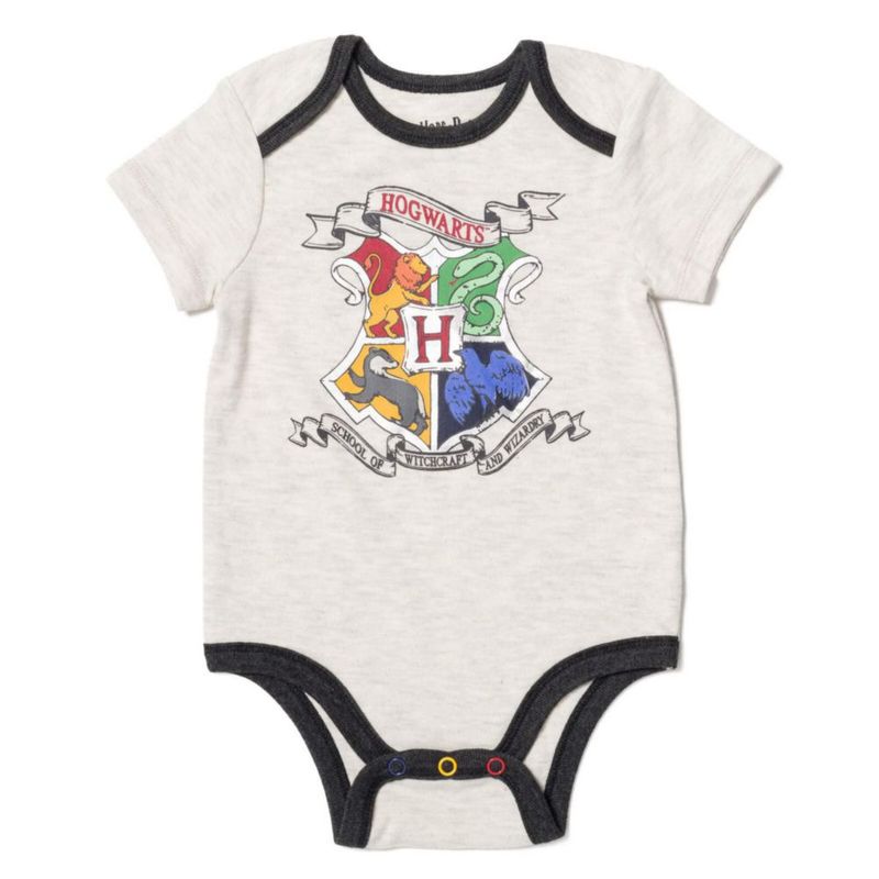 Conjunto de ropa para bebé Harry Potter 3-6 meses Gris Avena Multicolor