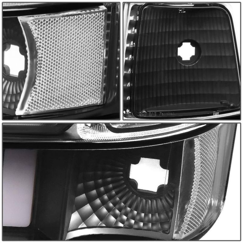 Faros delanteros DNA MOTORING F150/F250/F350/Bronco 92‑96