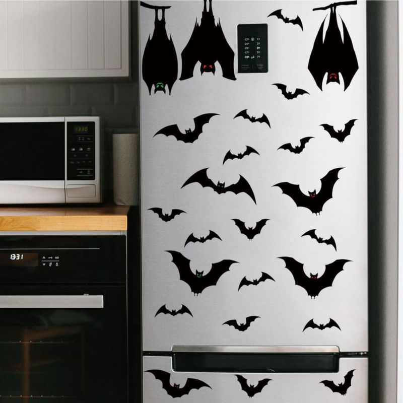 Adhesivos para Ventana Jesiramoo Halloween Murciélagos - 6 Hojas