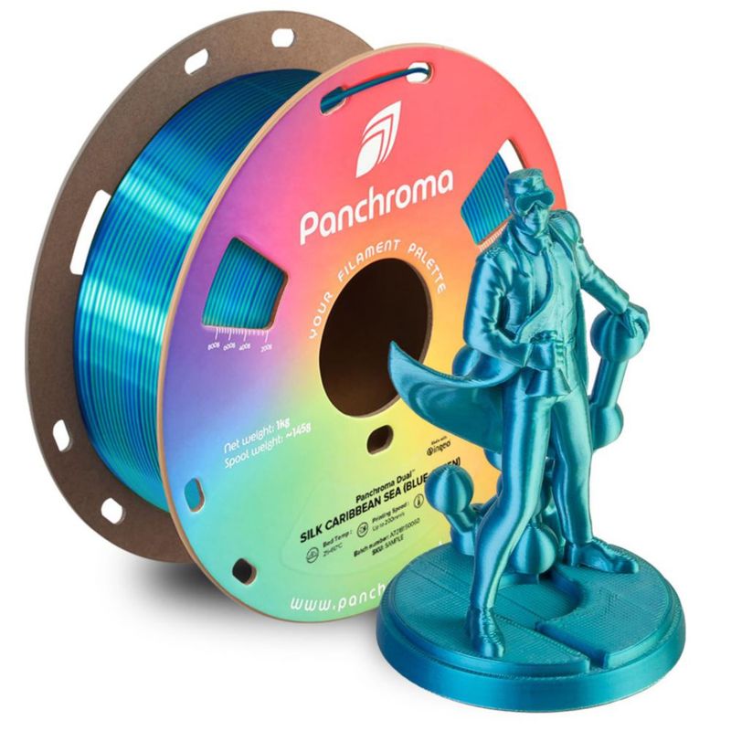 Filamento PLA Polymaker 175 mm 1 kg Color Mar Caribe