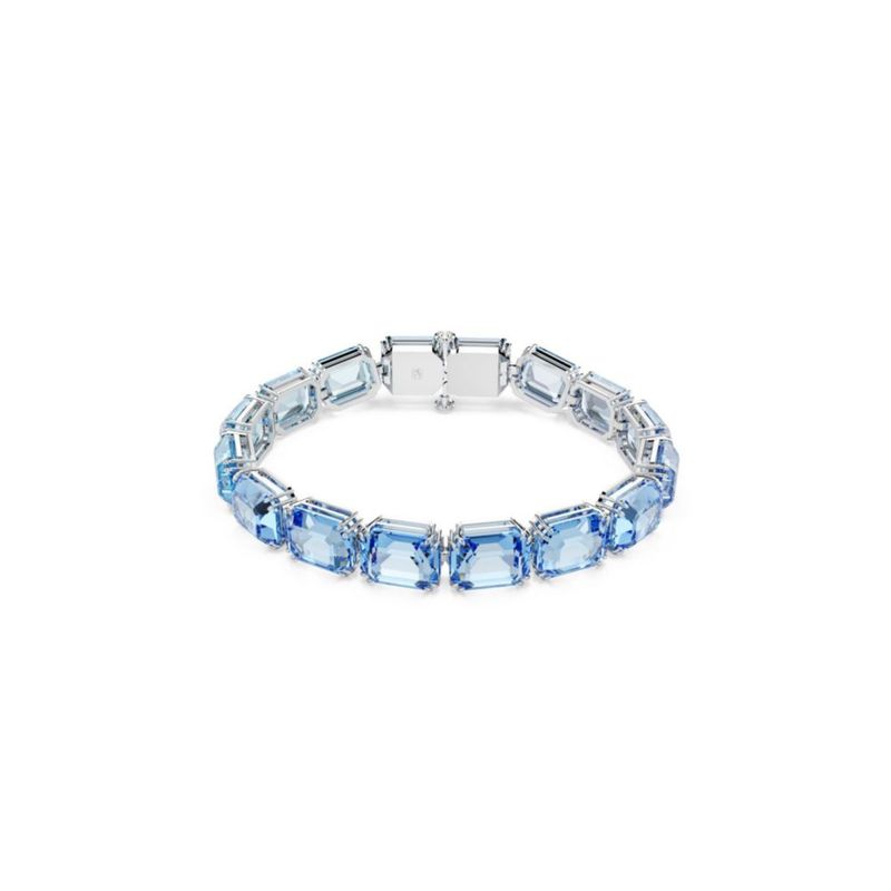 Pulsera Swarovski Millenia Azul con Acabado en Rodio