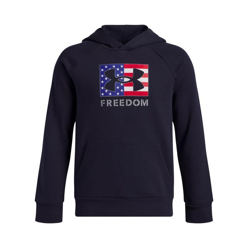 Sudadera con capucha Under Armour YXL 410 BLUE con logo de bandera
