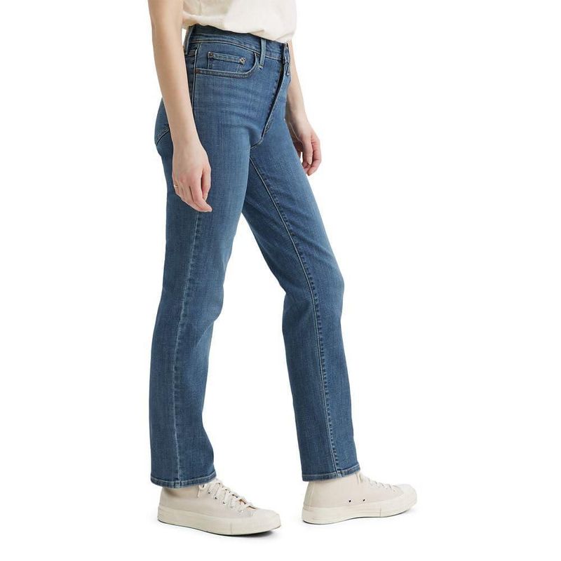 Jeans Levi's 724 Mujer de talle alto y corte recto con stretch