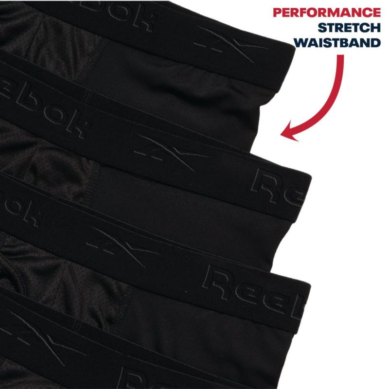 Boxer Reebok paquete de 8 – Rendimiento 15 cm