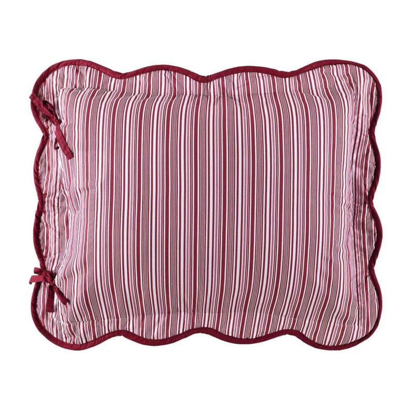 Juego de ropa de cama Wonderful King 305x300 cm Rojo Floral 3 piezas