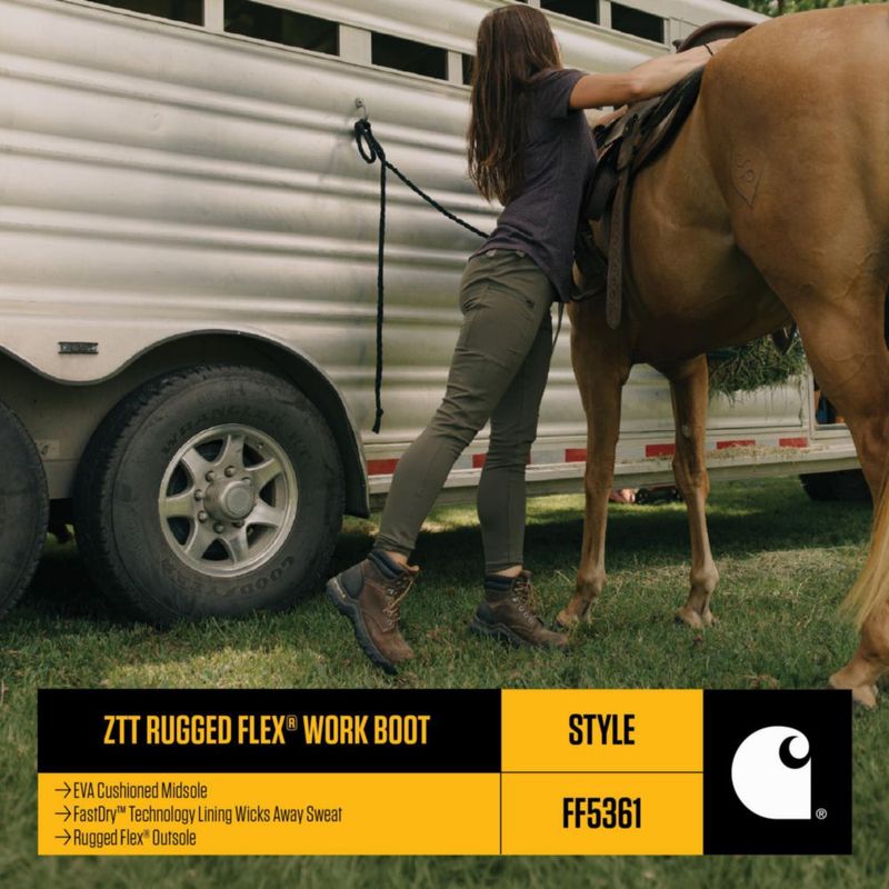Bota de trabajo Carhartt 15 cm Puntera de seguridad comp Negra 10 M