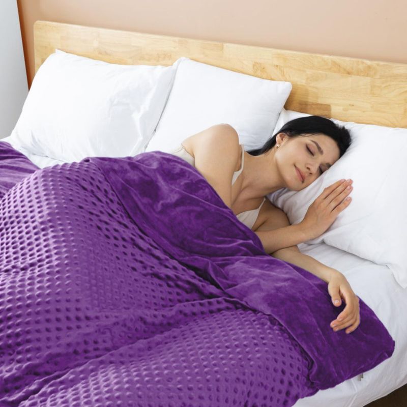 Manta yescool 68 kg 152 cm x 203 cm Violeta