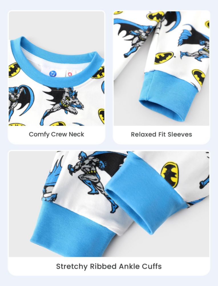 Pijamas DC Comics 5-6 años Batman (conjunto de 2 piezas)
