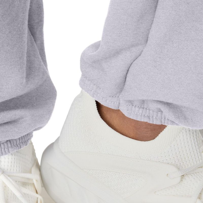 Pantalón de chándal Hanes talla mediana color acero claro sin bolsillo