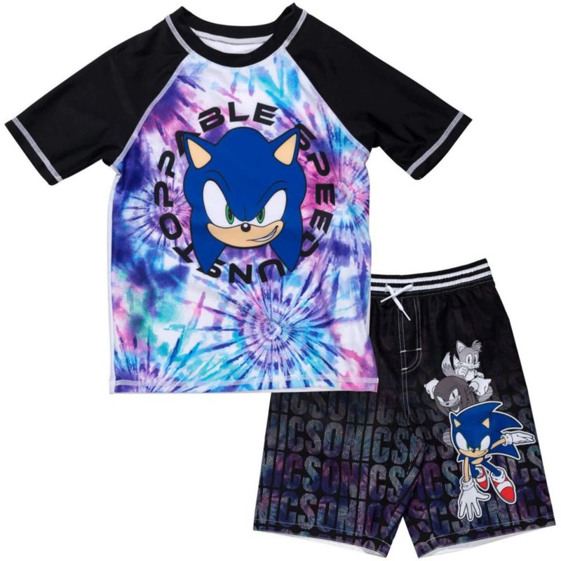 Set de baño SEGA Sonic the Hedgehog morado talla 8