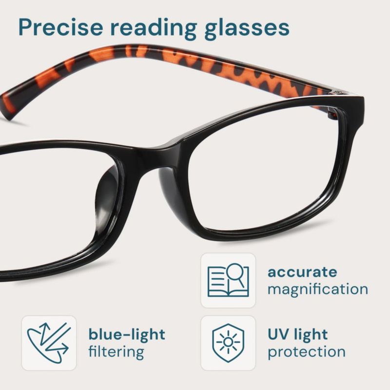 Gafas de Lectura Gaoye +2.0 con Luz Azul - Pack de 4
