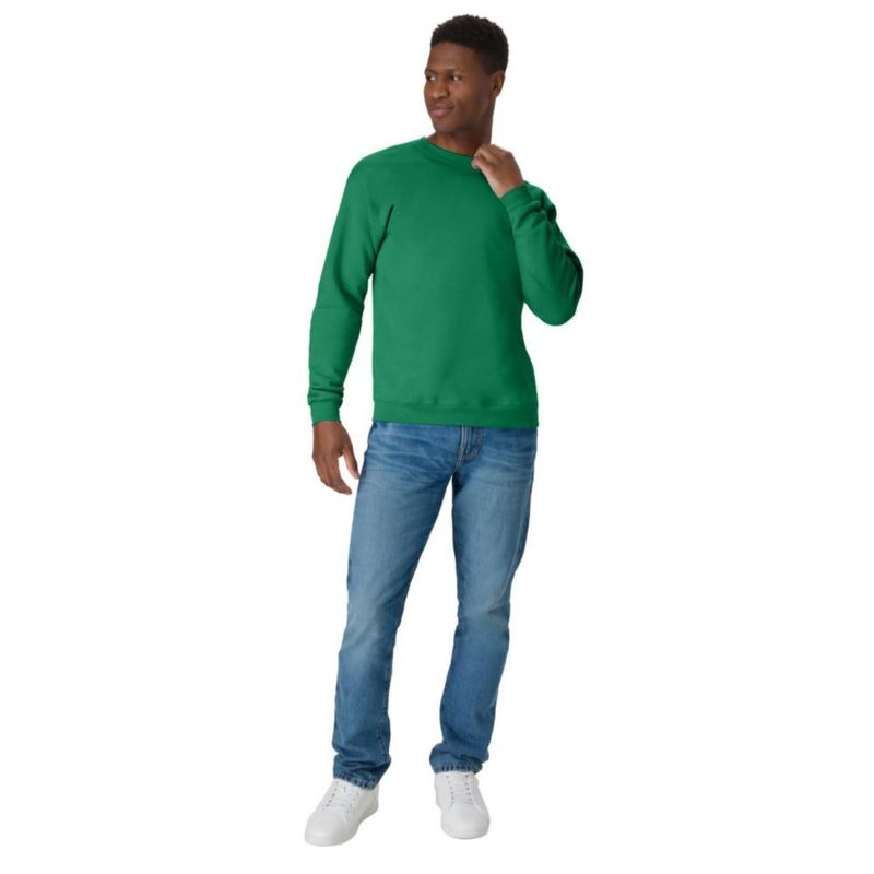 Sudadera Hanes EcoSmart 2XL Verde Kelly