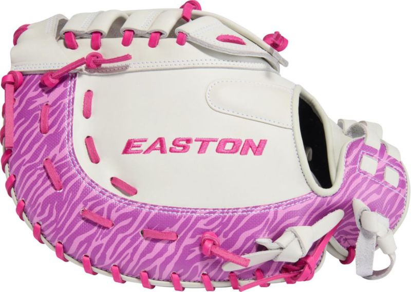 Guante de Primera Base Easton Ghost NX Fastpitch 33 cm LHT Blanco/Baya
