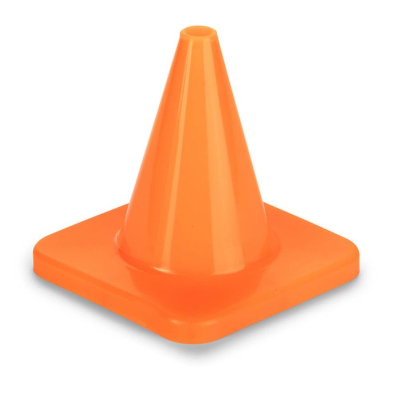 Cono de vinilo naranja de alta visibilidad Champion Sports 10 cm