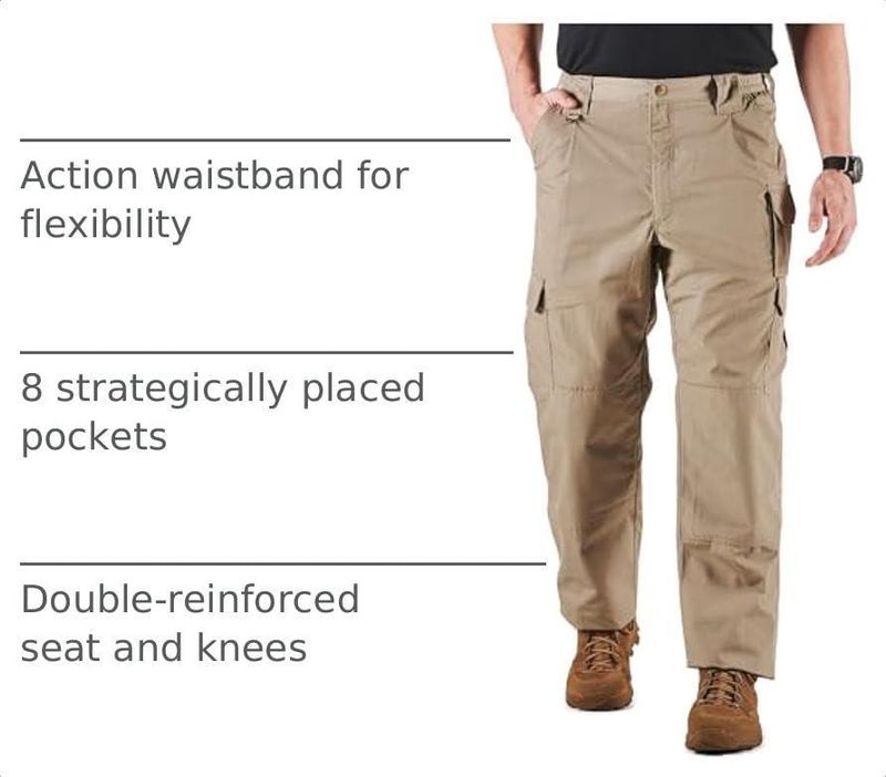 PANTALONES CARGO TÁCTICOS 5.11 Stone 97x86 cm Ripstop