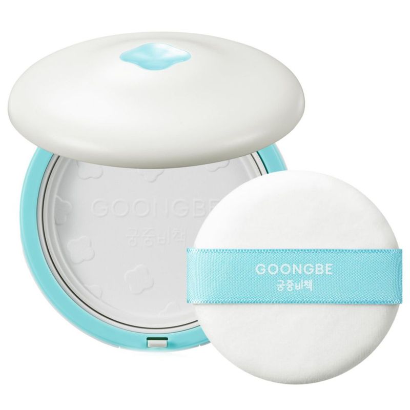 Polvo para bebé GOONGBE compacto prensado 08 oz sin talco