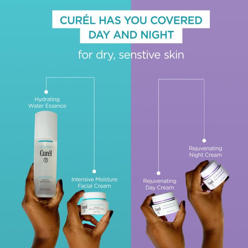 Crema de Día Curel 40 g Cuidado Restaurador Anti‑edad