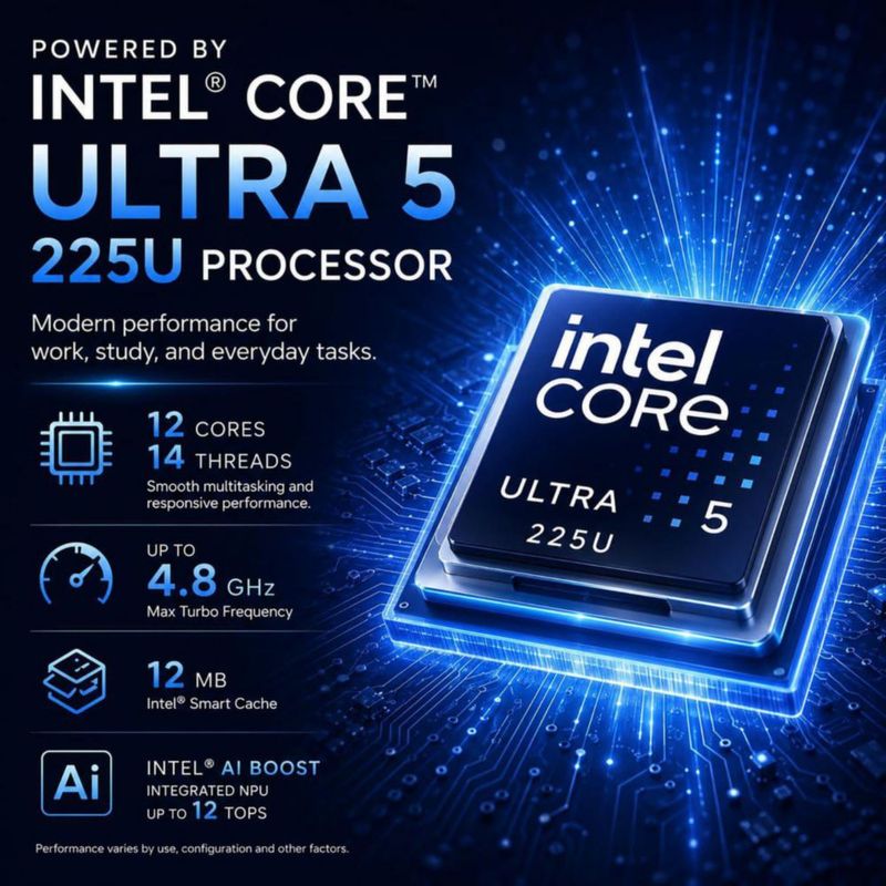 Portátil HP 41 cm Intel Ultra 5 8 GB 512 GB SSD táctil