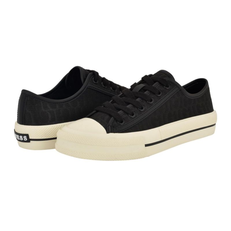 Zapatillas GUESS Carey de lona baja negras