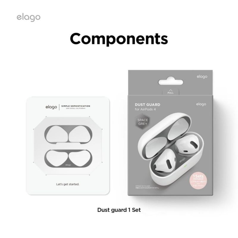 Protector anti‑polvo elago para AirPods 5 y 4