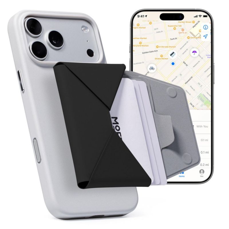 Billetera MOFT rastreable Magsafe negro azabache