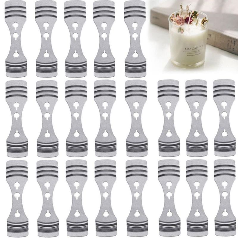 Soporte para Mechas de Velas DINGPAI 25 uds 99 cm Acero Inoxidable