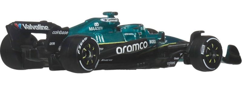 Set premium de 2 vehículos Hot Wheels Aston Martin Aramco Formula One
