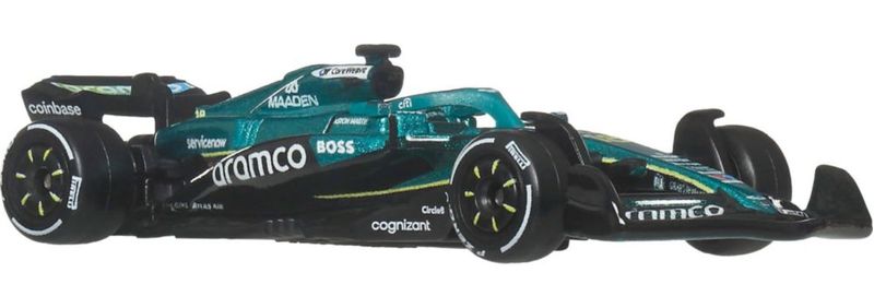 Set premium de 2 vehículos Hot Wheels Aston Martin Aramco Formula One